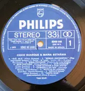LP - Chico Buarque & Maria Bethânia - Chico Buarque & Maria Bethânia Ao Vivo