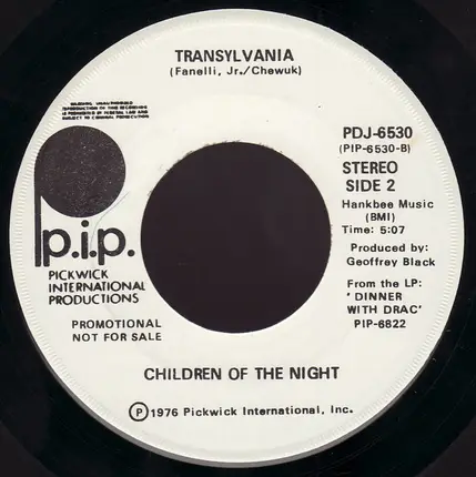 Children Of The Night - Dinner With Drac / Transylvania
