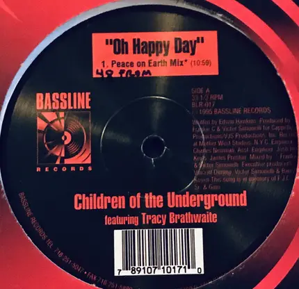 Children Of The Underground - Oh Happy Day