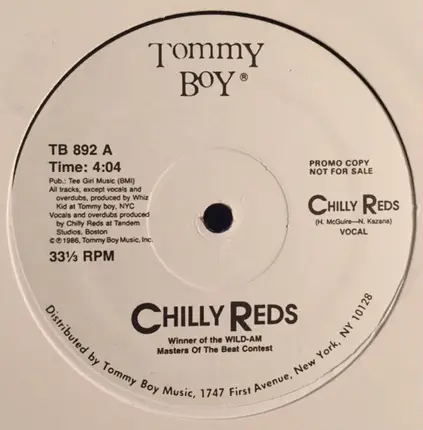 Chilly Reds / Whiz Kid - Chilly Reds / Sweet Beat