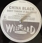 12inch Vinyl Single - China Black - Don't Throw It All Away