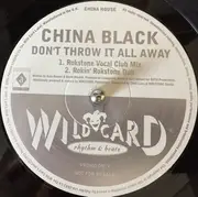 12inch Vinyl Single - China Black - Don't Throw It All Away