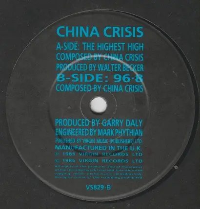 China Crisis - The Highest High