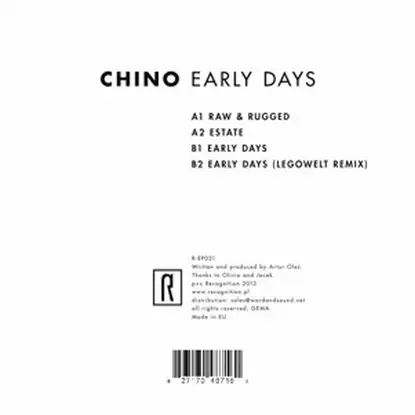 Chino - Early Days, Legowelt Remx