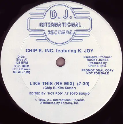 Chip E. & K. Joy - Like This
