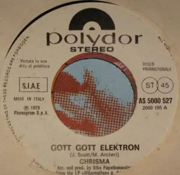 Chrisma - Gott Gott Elektron
