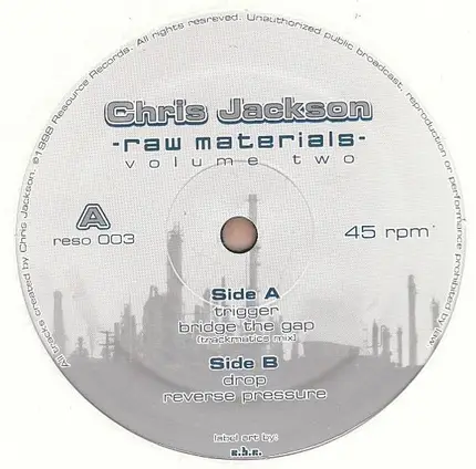 Chris Jackson - Raw Materials Vol. 2
