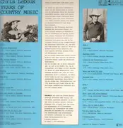 Double LP - Chris LeDoux - Years of Country-Music