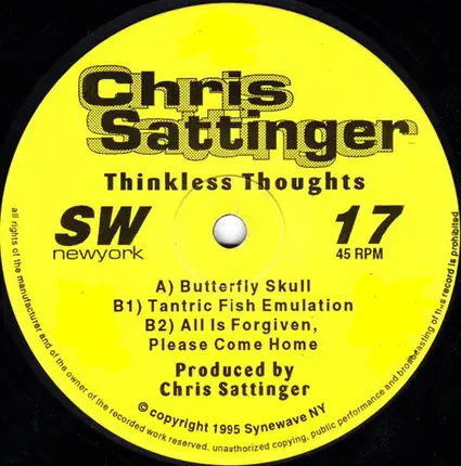 Chris Sattinger - Thinkless Thoughts