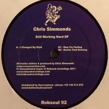 Chris Simmonds - Still Working Hard Ep