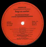 LP - Christussänger - Sagt Es Weiter - rare xian folk pop choir