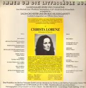 LP - Christa Lorenz - Immer um die litfassäule rum