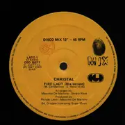 12inch Vinyl Single - Christal - Fire Lady - 1st Italian Press on CGD Label