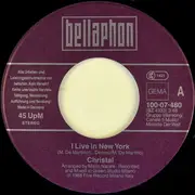 7inch Vinyl Single - Christal - I Live In New York
