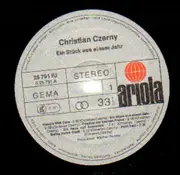 LP - Christian Czerny - Ein Stück aus einem Jahr - folk chanson liedermacher