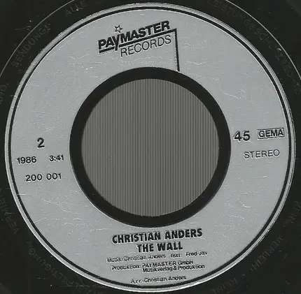 Christian Anders - Die Mauer