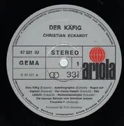 LP - Christian Eckardt - Der Käfig - folk chanson liedermacher