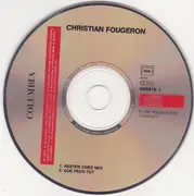 CD Single - Christian Fougeron - Rester Chez Moi - Cardboard Sleeve