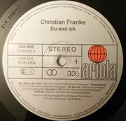 LP - Christian Franke - Du Und Ich - Mit Poster