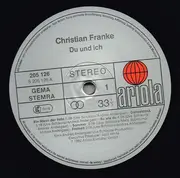 LP - Christian Franke - Du Und Ich