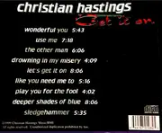 CD - Christian Hastings - Get It On - Sealed