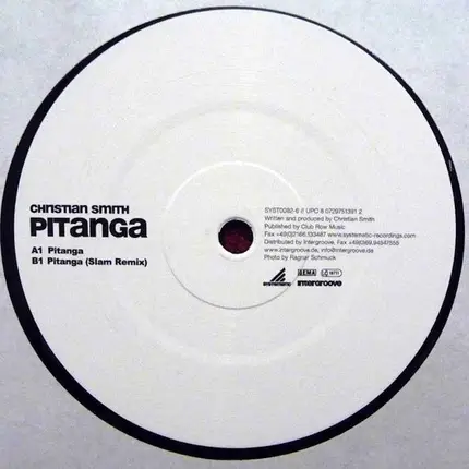 CHRISTIAN SMITH - PITANGA