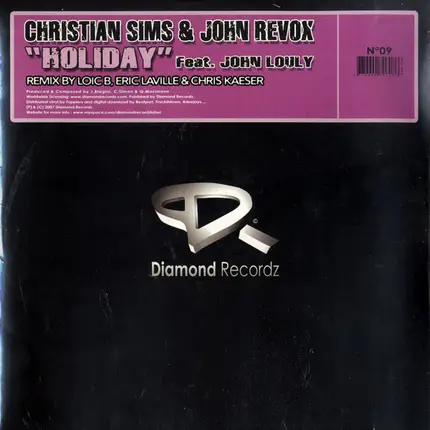 Christian Sims & John Revox Feat. John Louly - Holiday