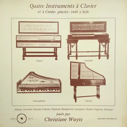 Christiane Wuyts - Quatre Instruments a Clavier