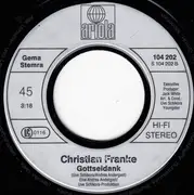 7inch Vinyl Single - Christian Franke - Was Wäre Wenn...