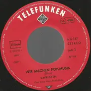 7inch Vinyl Single - Christin - Wir Machen Pop-Musik
