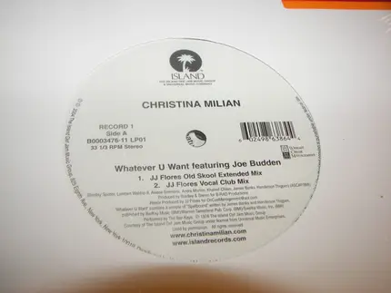 Christina Milian Featuring Joe Budden - Whatever U Want (Dance Remixes)