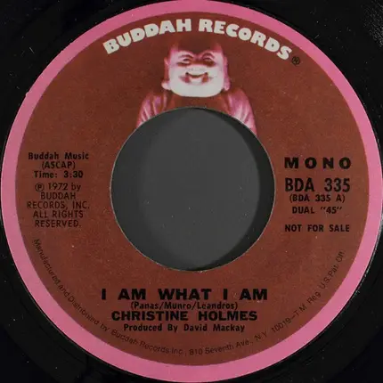 Christine Holmes - I Am What I Am