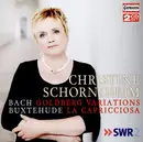 Double CD - Christine Schornsheim , Johann Sebastian Bach , Dieterich Buxtehude - Goldberg Variations / La Capricciosa