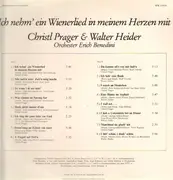 LP - Christl Prager, Walter Heider - Ich nehm' ein Wienerlied in meinem Herzen mit
