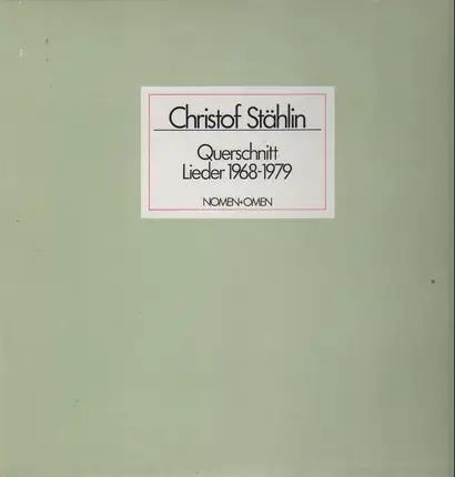 Christof Stählin - Querschnitt