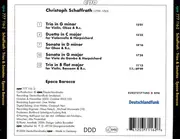 CD - Christoph Schaffrath / Epoca Barocca - Trios & Sonatas
