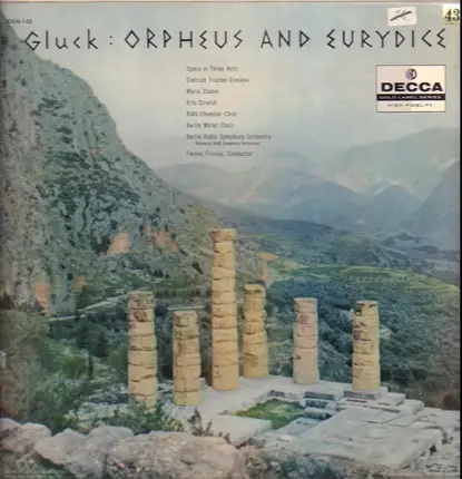 Christoph Willibald Gluck , Ferenc Fricsay , Dietrich Fischer-Dieskau , Maria Stader , Rita Streich - Gluck: Orpheus and Eurydice