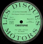 LP - Christophe - J'l'ai Pas Touchée - Limited Edition