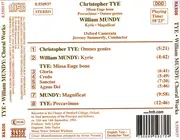 CD - Tye / Mundy - Missa Euge Bone / Peccavimus / Omnes Gentes / Kyrie / Magnificat