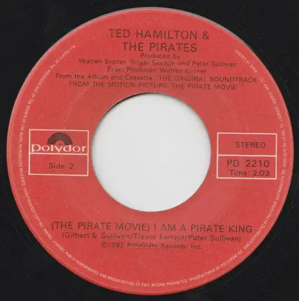 Christopher Atkins , Ted Hamilton & The Pirates - How Can I Live Without Her / ( The Pirate Movie ) I Am A Pirate King