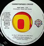7inch Vinyl Single - Christopher Cross - That Girl