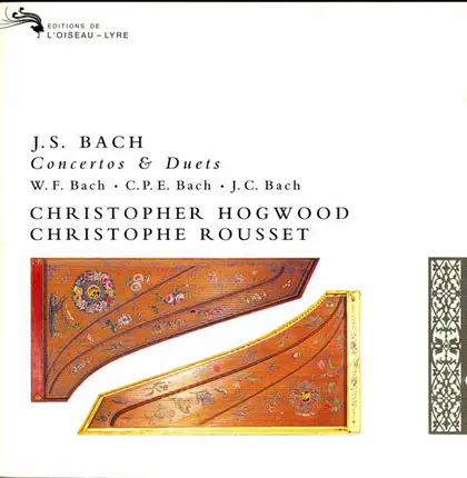 Christopher Hogwood , Christophe Rousset , Johann Sebastian Bach , Wilhelm Friedemann Bach , Carl P - Concertos & Duets