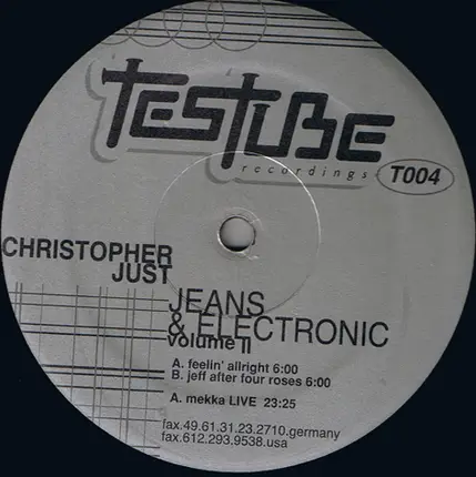 Christopher Just - Jeans & Electronic Volume II