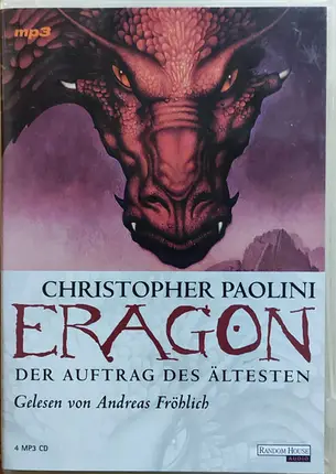 Christopher Paolini Gelesen Von Andreas Fröhlich - Eragon - Der Auftrag Der Ältesten
