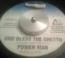 7inch Vinyl Single - Christopher / Powerman - You Mean The World / God Bless The Ghetto - label variation