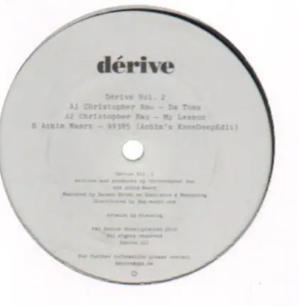 Christopher Rau / Achim Maerz - Dérive Vol. 2