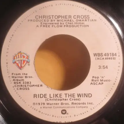Christopher Cross - Ride Like The Wind