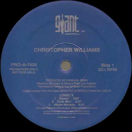 Christopher Williams - Lonely