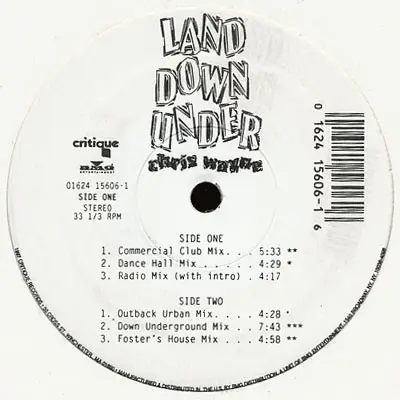 Chris Wayne - Land Down Under