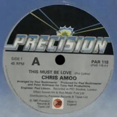 Chris Amoo - This Must Be Love...
